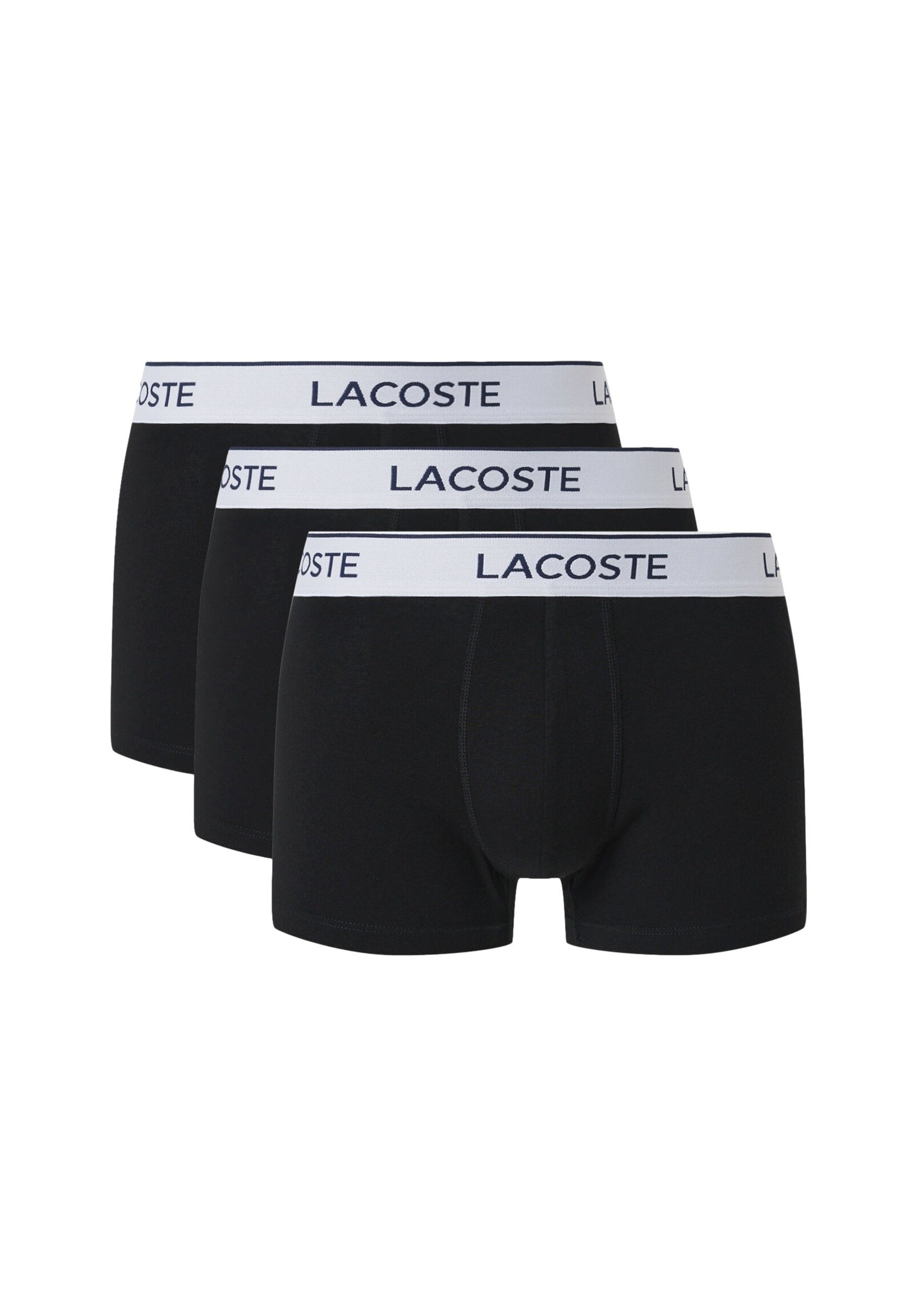 Lacoste Boxershorts Boxershorts Unterhosen 3-Pack (3-St)