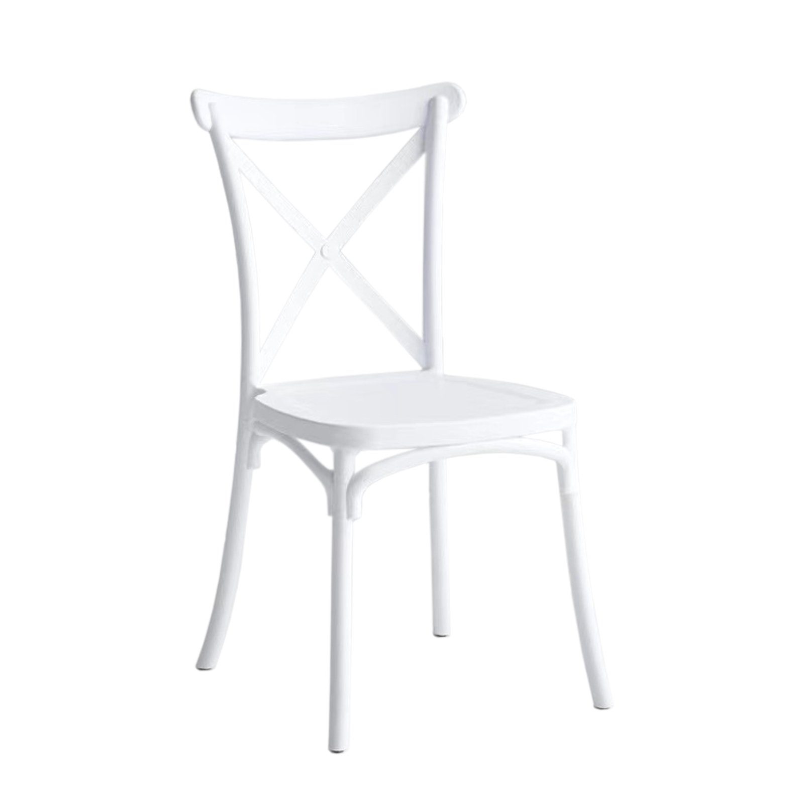 HTI-Living Stapelstuhl Stuhl Bryne (Stück, 1 St), Kunststoffstuhl Bistrostuhl Esszimmerstuhl Stapelstuhl Weiß