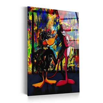 Mister-Kreativ XXL-Wandbild Duck Panther Graffiti - Premium Wandbild, Viele Größen + Materialien, Poster + Leinwand + Acrylglas