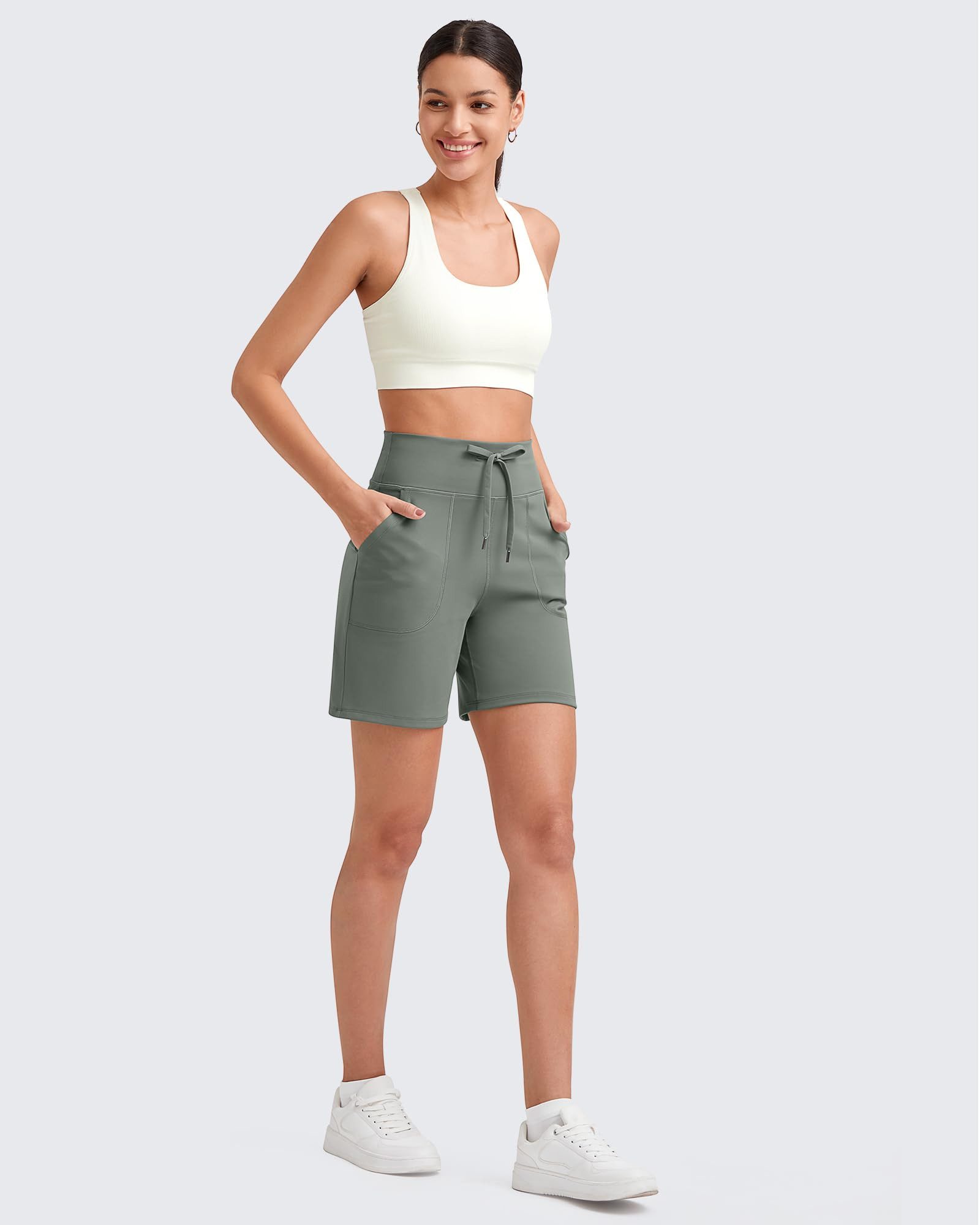 G4Free Laufshorts Damen Kurz Sporthose Laufhose Hohe Taille Fitness Sport S günstig online kaufen