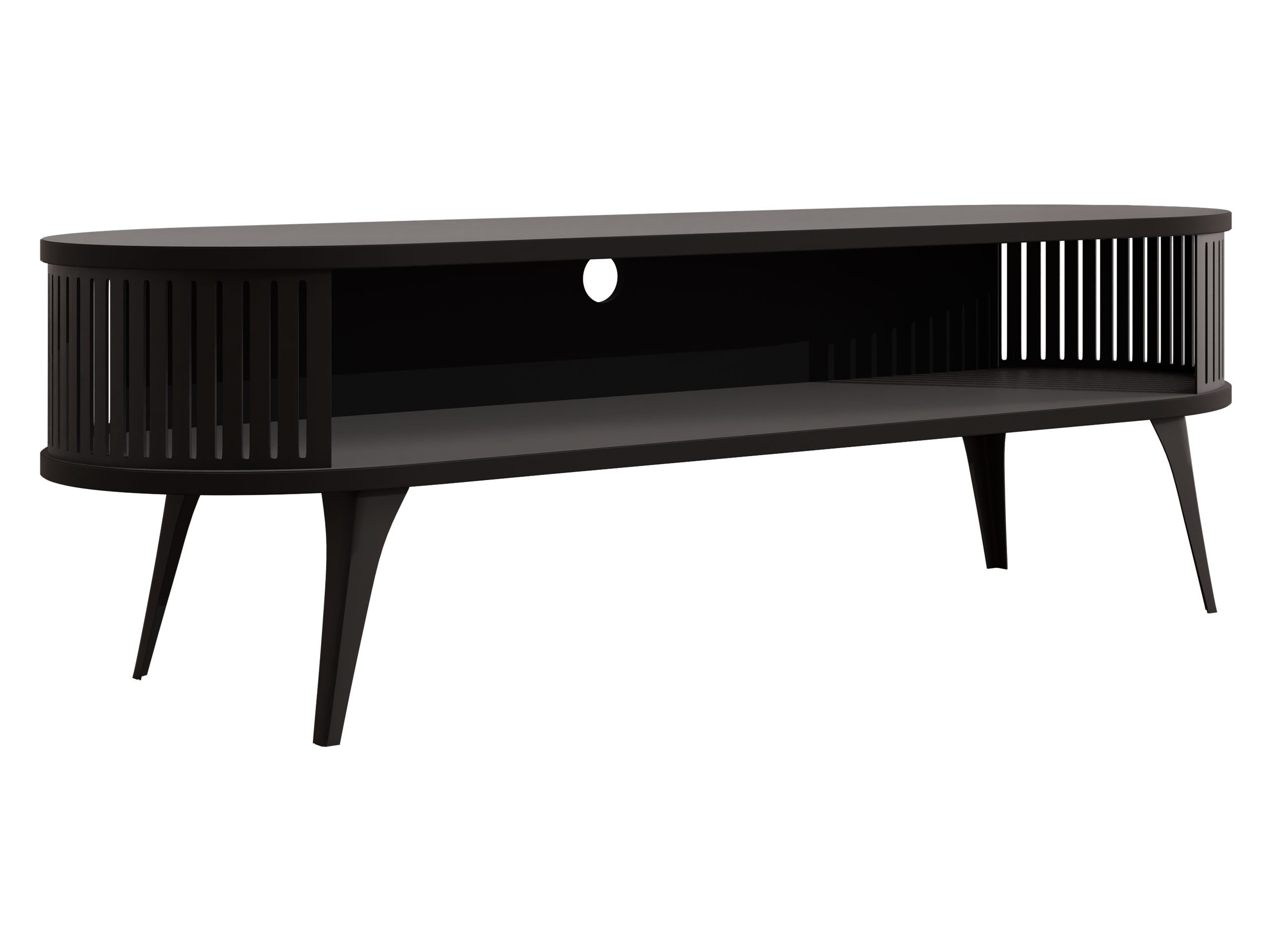 MIRJAN24 TV-Schrank Roenni Oval (mit Regal) günstig online kaufen