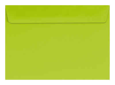 Livepac Office Briefumschlag 100 farbige Briefumschläge / Din C6 / Farbe: hellgrün