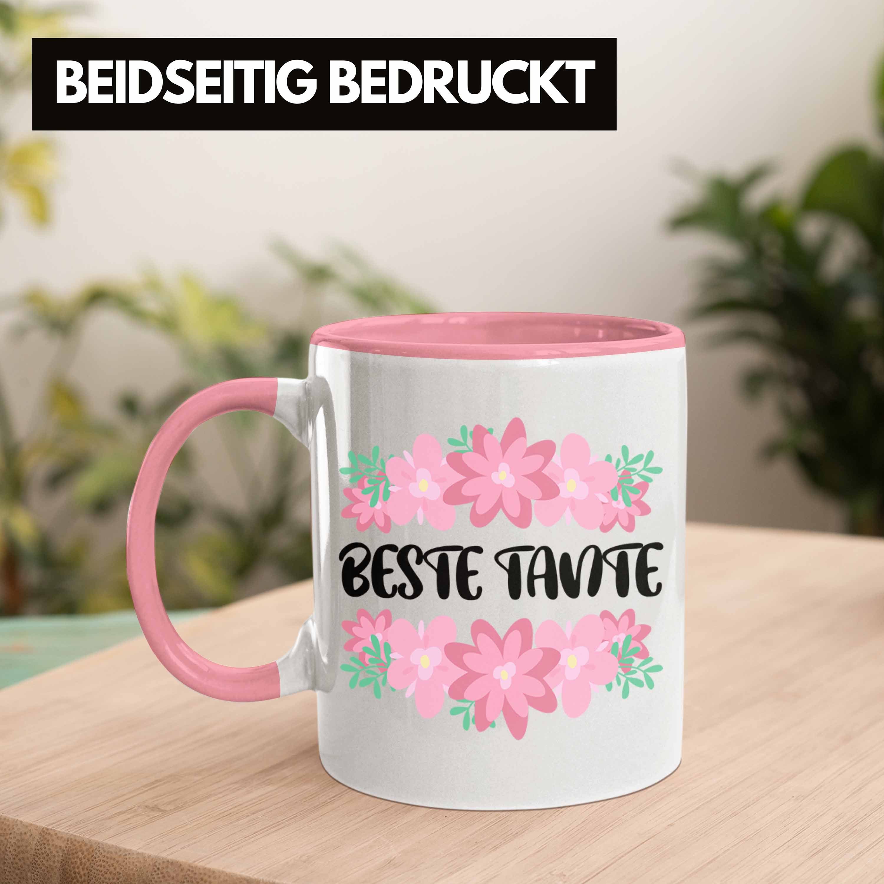 Kaffeetasse Lieblingstante Tasse Spruch Geschenk Lustig Beste Trendation Tante - Tasse Rosa Geschenkidee - Tante - Trendation Beste