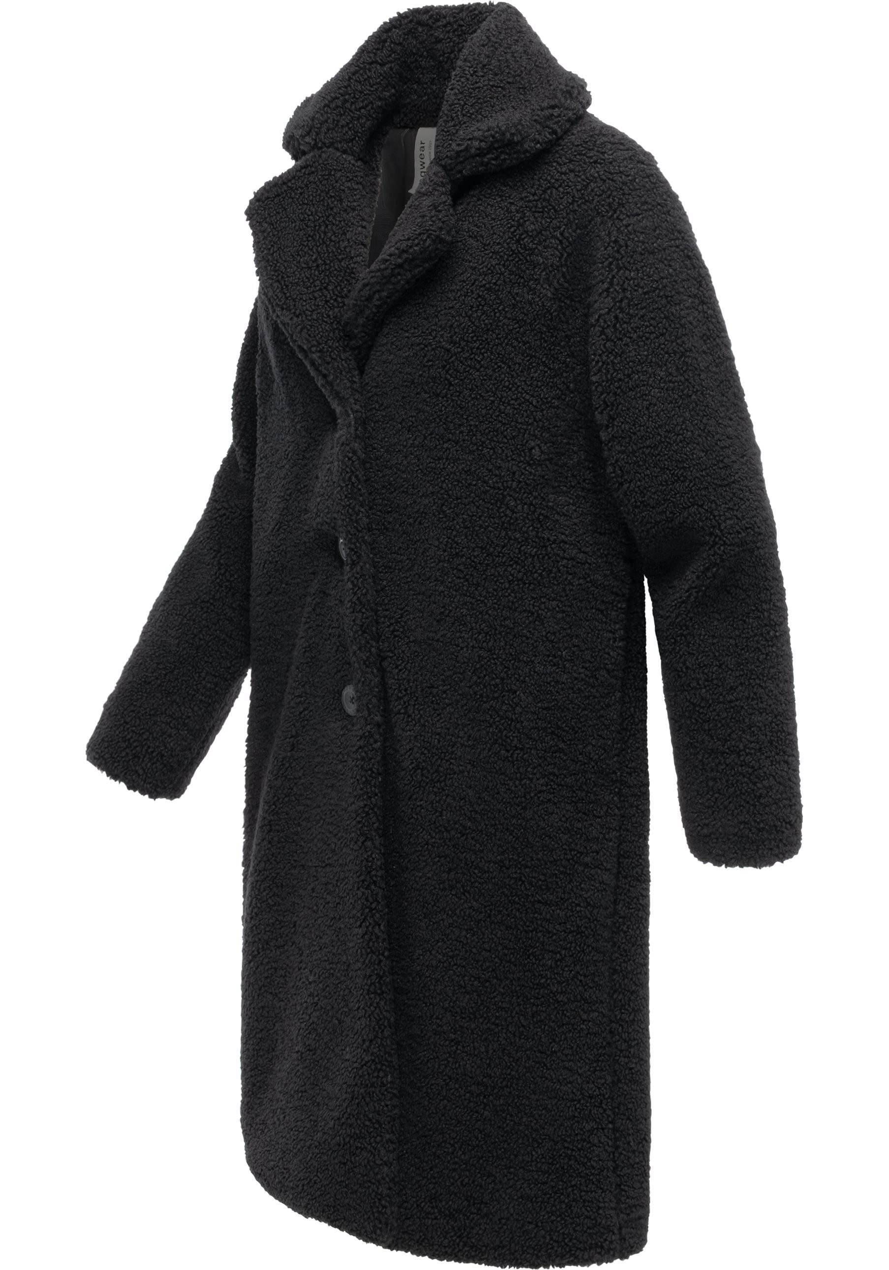 Ragwear Fellimitatmantel Tedyco YOUMODO flauschige Übergangsjacke aus kuscheligem Teddyfleece