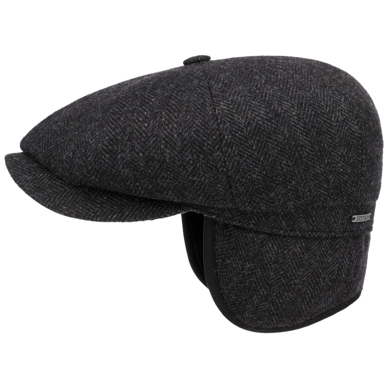 Stetson Flat Cap (1-St) Schirmmütze mit Schirm, Made in the EU günstig online kaufen