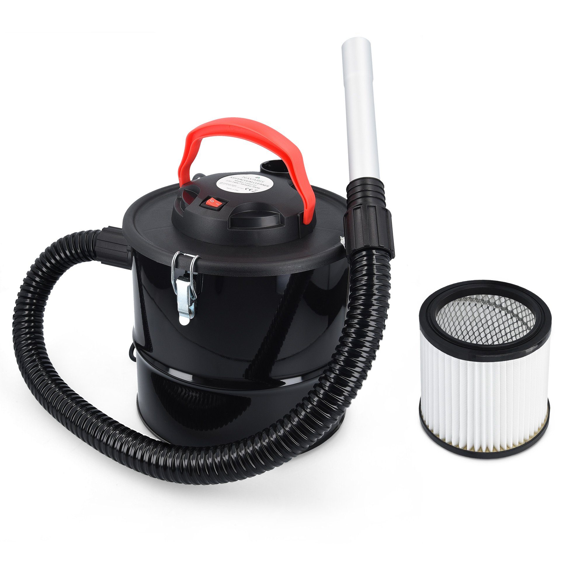 Navaris Kamingarnitur 10L Aschesauger 800W - für Kamin BBQ Grill Ofen, (1-S günstig online kaufen