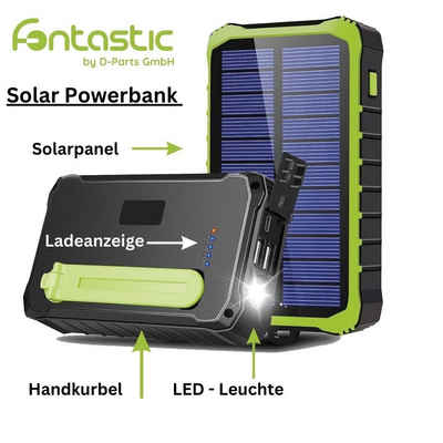 fontastic Solar Power Bank Crank10 Solar Powerbank