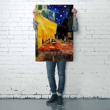 Close Up Poster Terrasse de Cafe la nuit Poster Vincent Van Gogh 61 x 91,5 cm