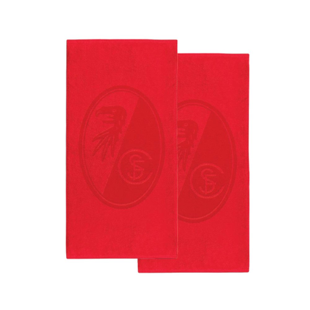 SC Freiburg Handtuch SC Freiburg Gästehandtuch GOTS 2er-Set