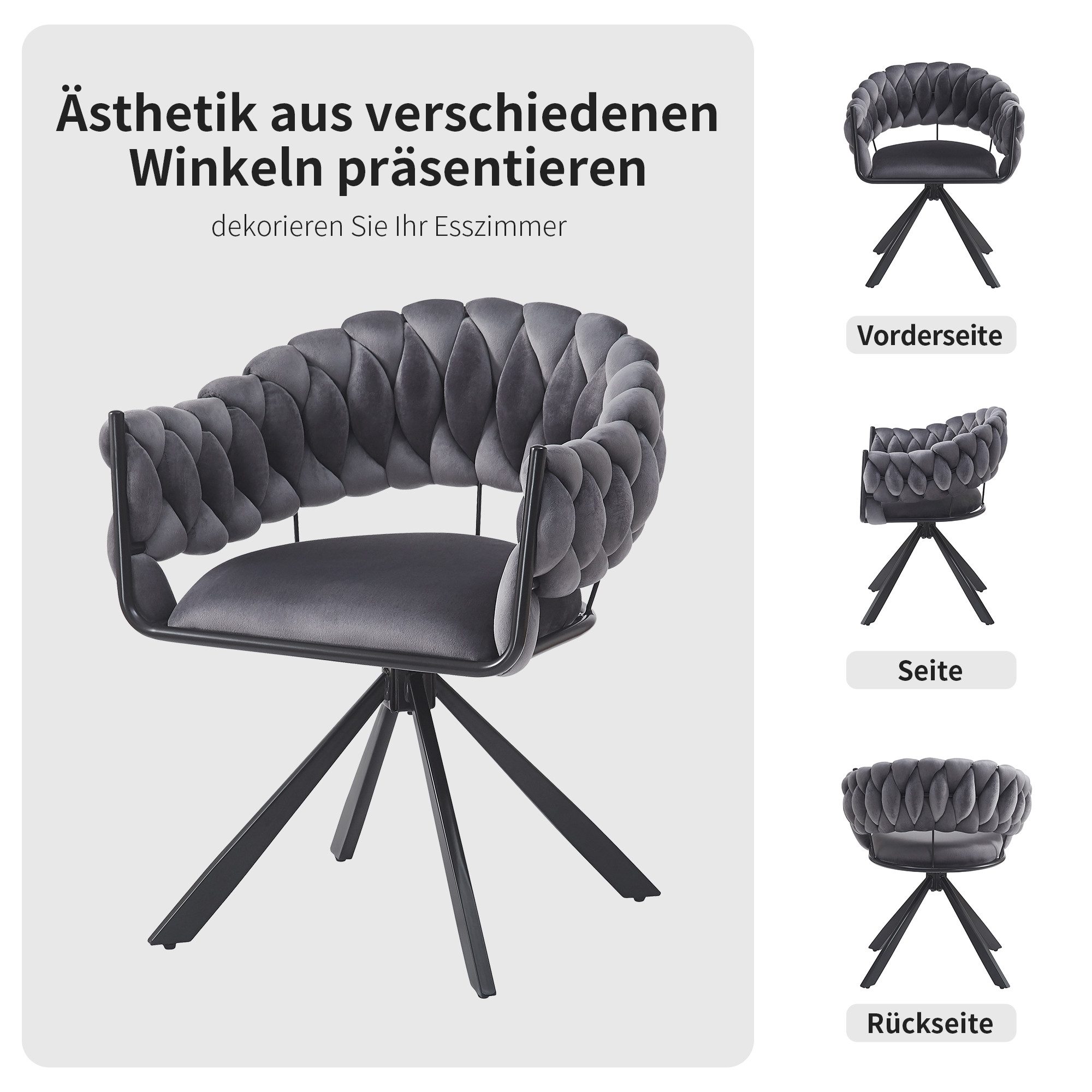 HAUSS SPOLE Esszimmerstuhl 4 St ergonomischer günstig online kaufen