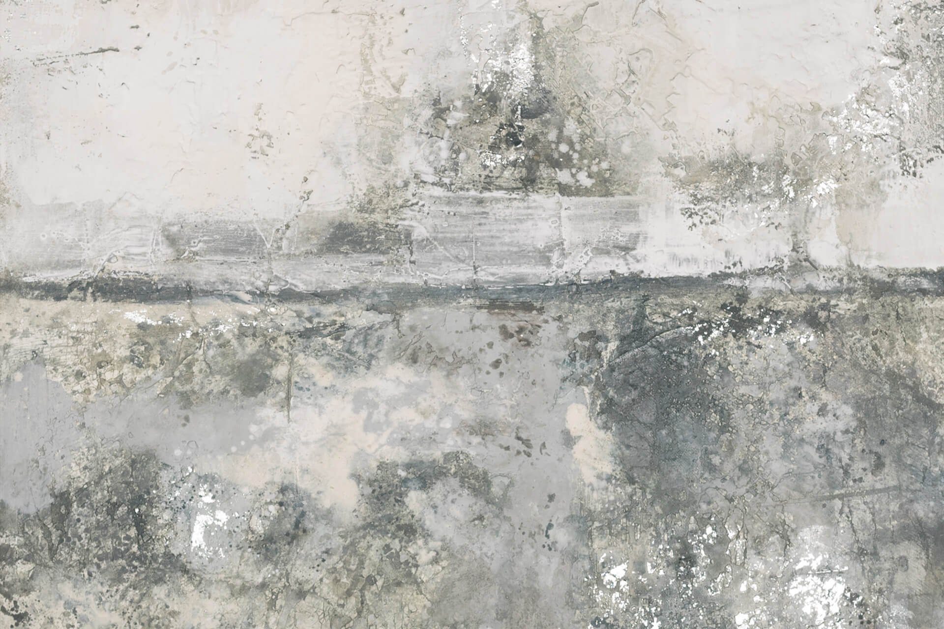 HANDGEMALT Wandbild KUNSTLOFT cm, Leinwandbild Wintry Wohnzimmer Gemälde 100% 80x120 Weather