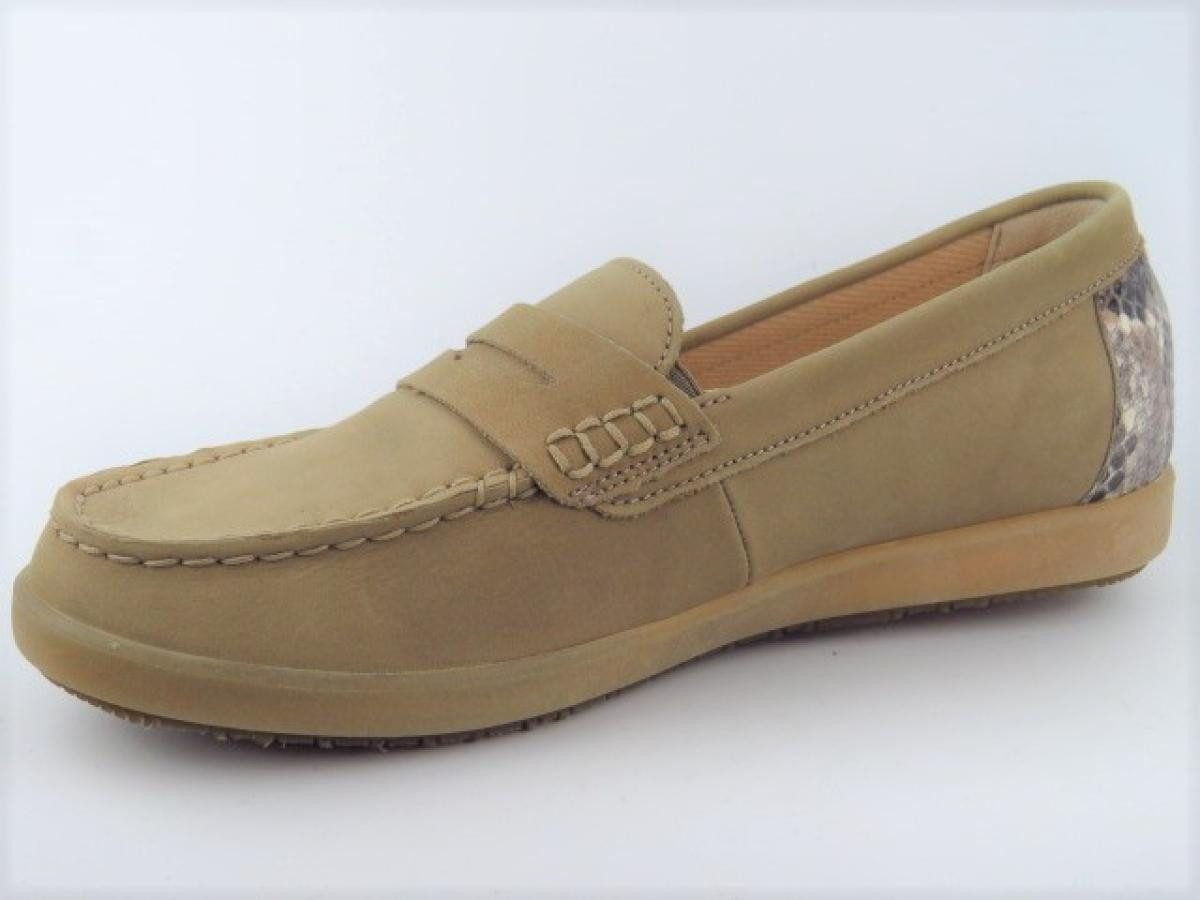 Gabor Nubuk/Python honig Slipper