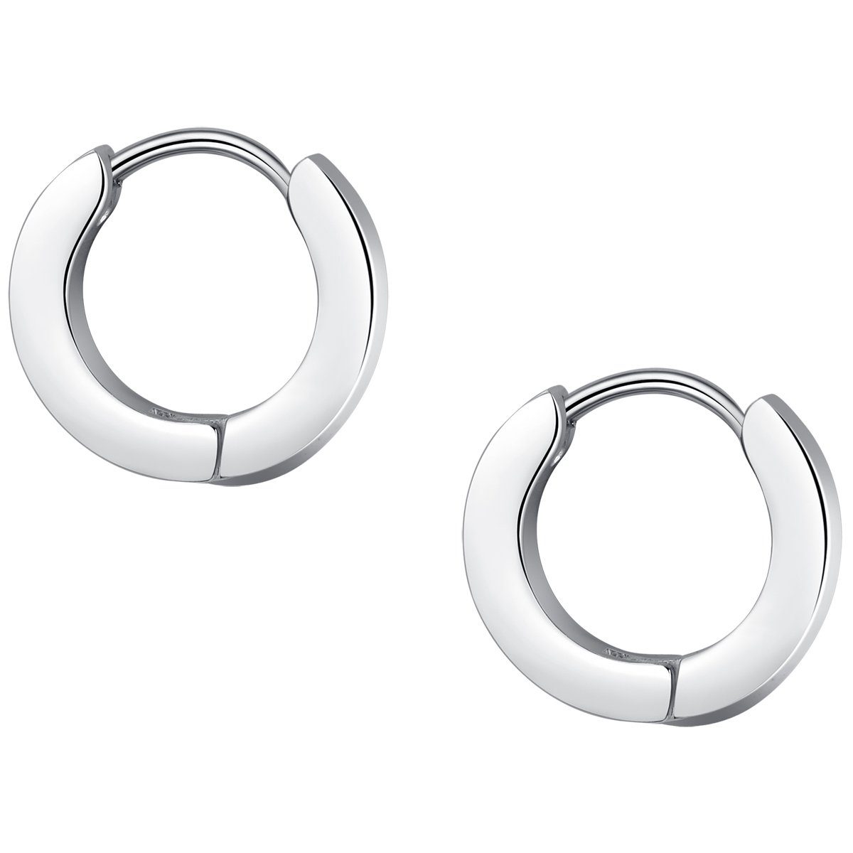 True Rebels Paar Creolen silber, aus Edelstahl günstig online kaufen