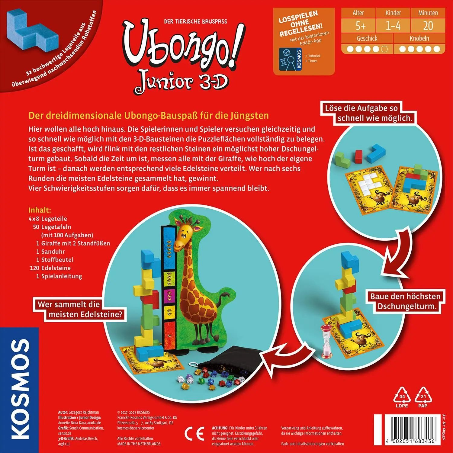 Kosmos Spiel Ubongo Junior 3-D