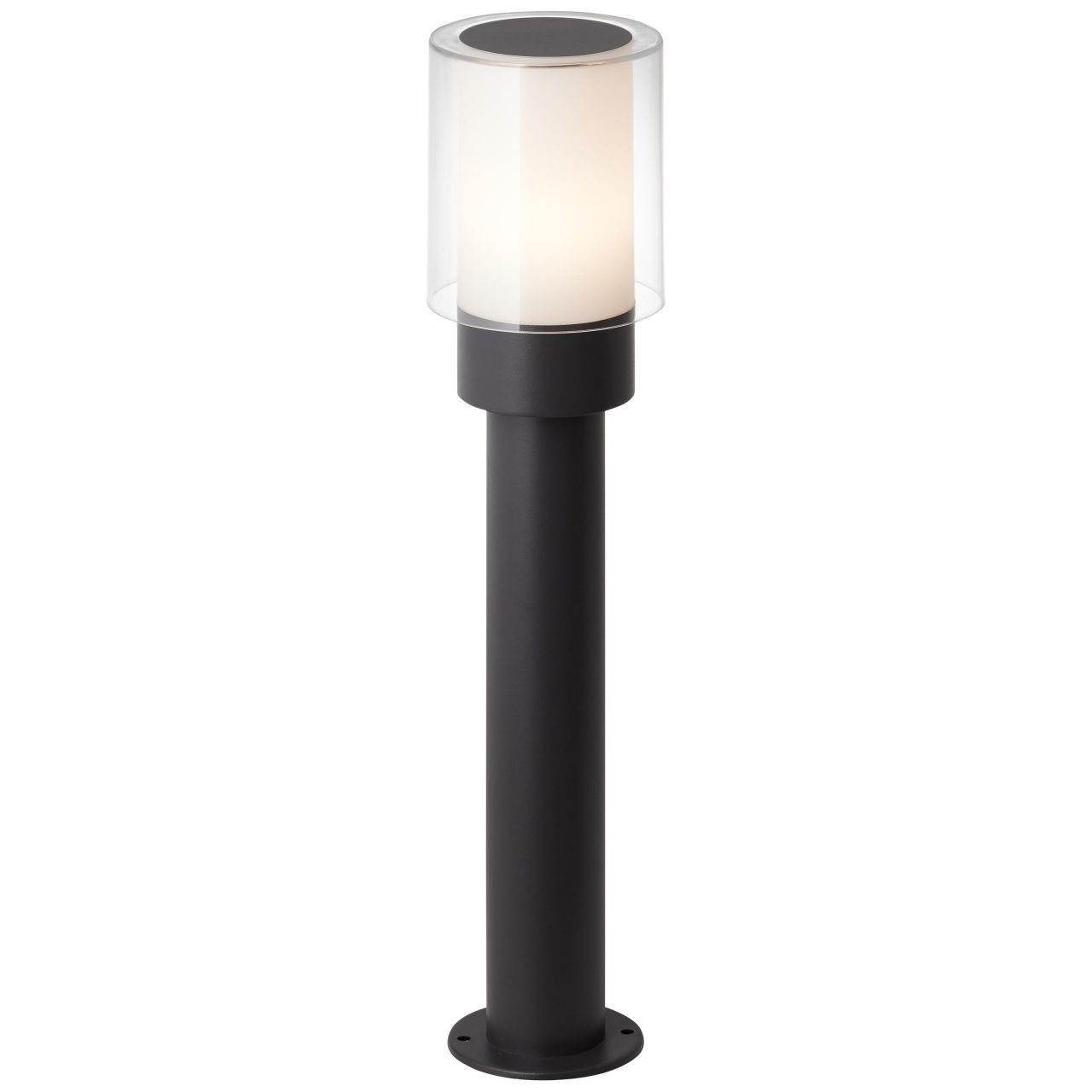 Lampe, Brilliant IP- Arthus A60, E27, anthrazit, 50cm Arthus, 18W, Außensockelleuchte 1x Außen-Stehlampe