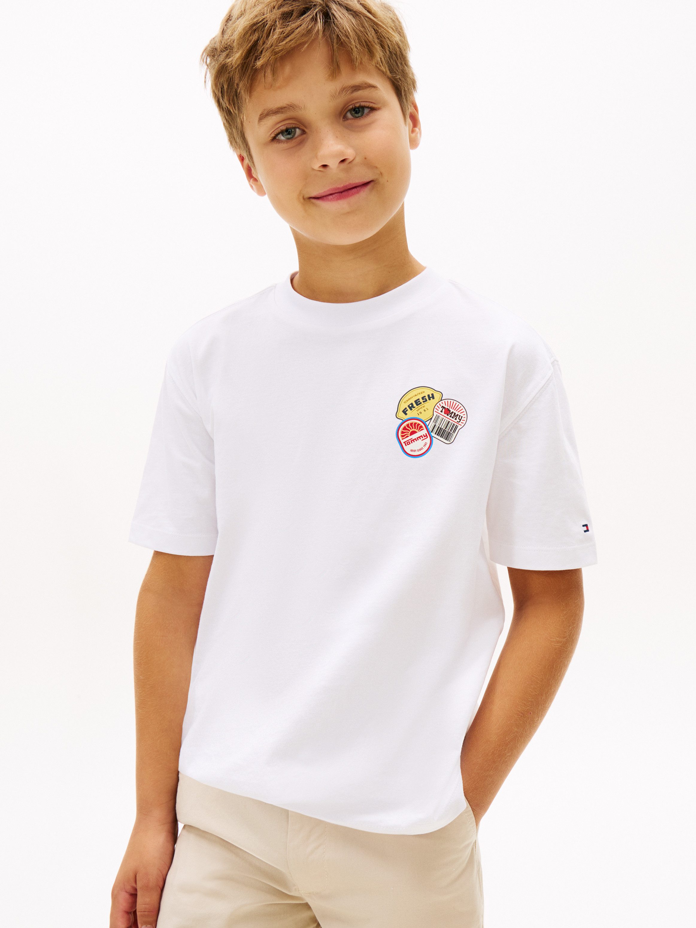 T-Shirt STICKER PRINT GRAPHIC T-SHIRT