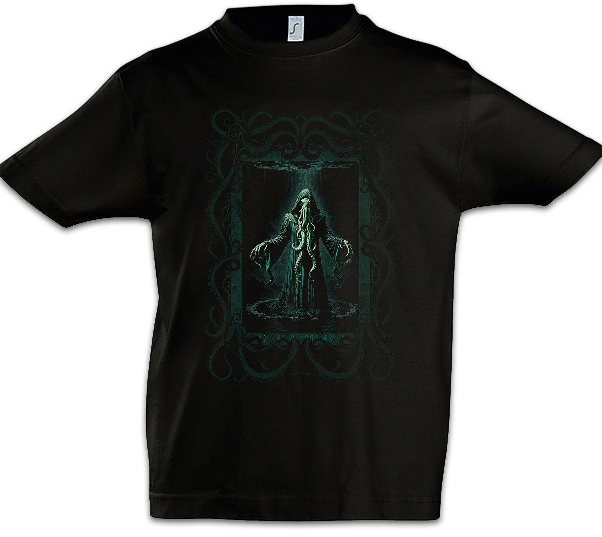 Print-Shirt Cthulhu Death Kinder T-Shirt H.P. Lovecraft Arkham Azathoth Horror