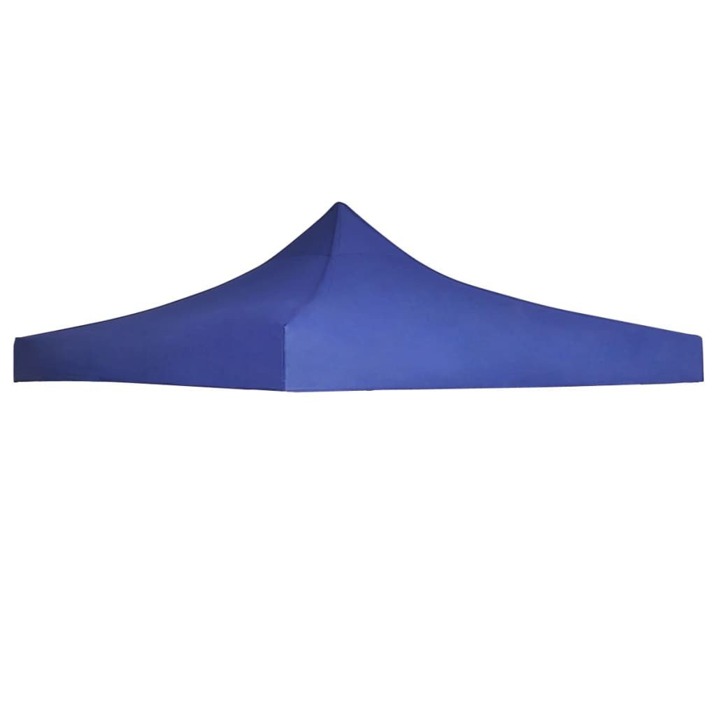 vidaXL Pavillon-Ersatzdach Partyzeltdach 3x3 m Blau, 290 x 290 cm