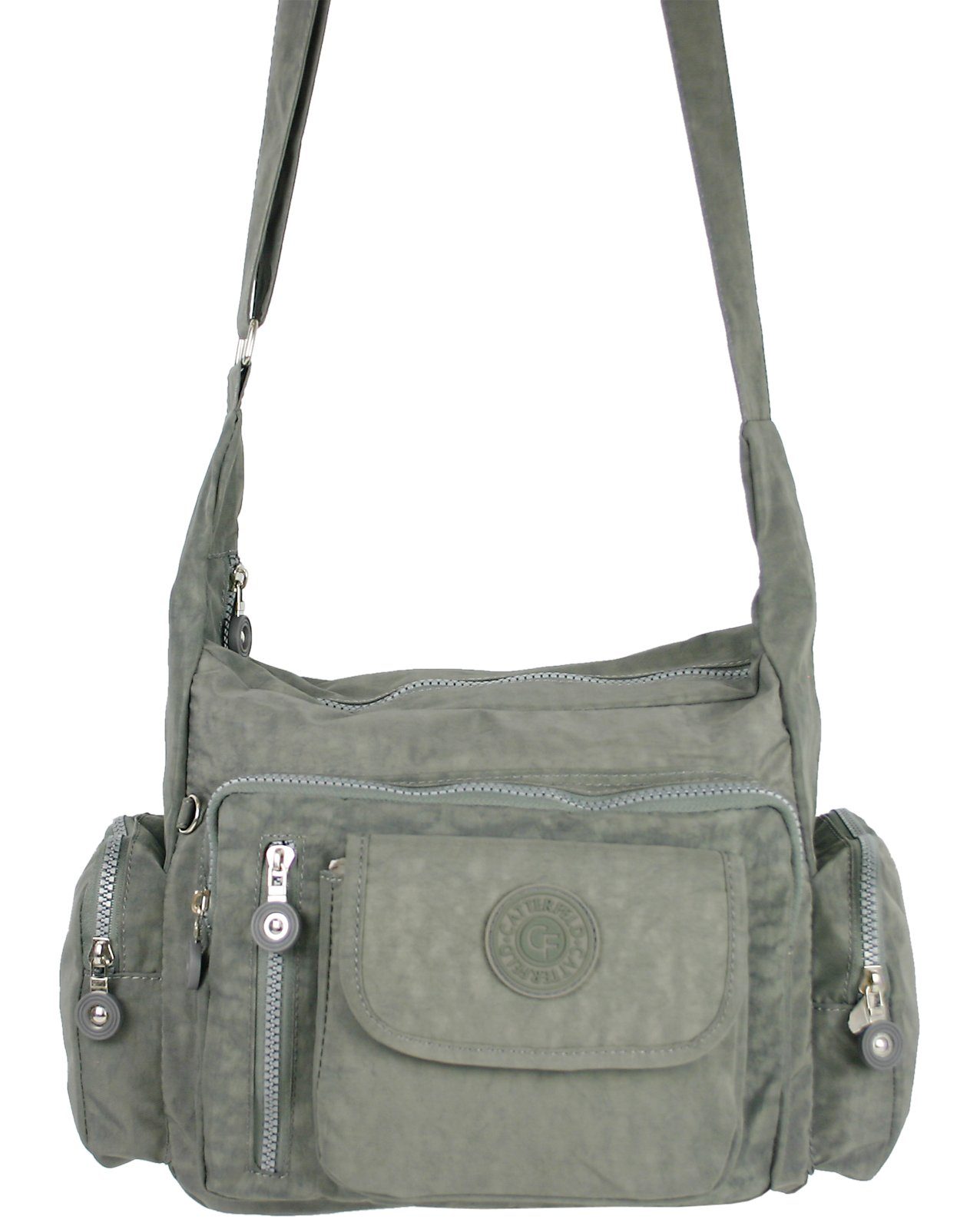 CF CATTERFELD Umhängetasche - Sehr leichte Damen Schultertasche - Nylon Freizeittasche