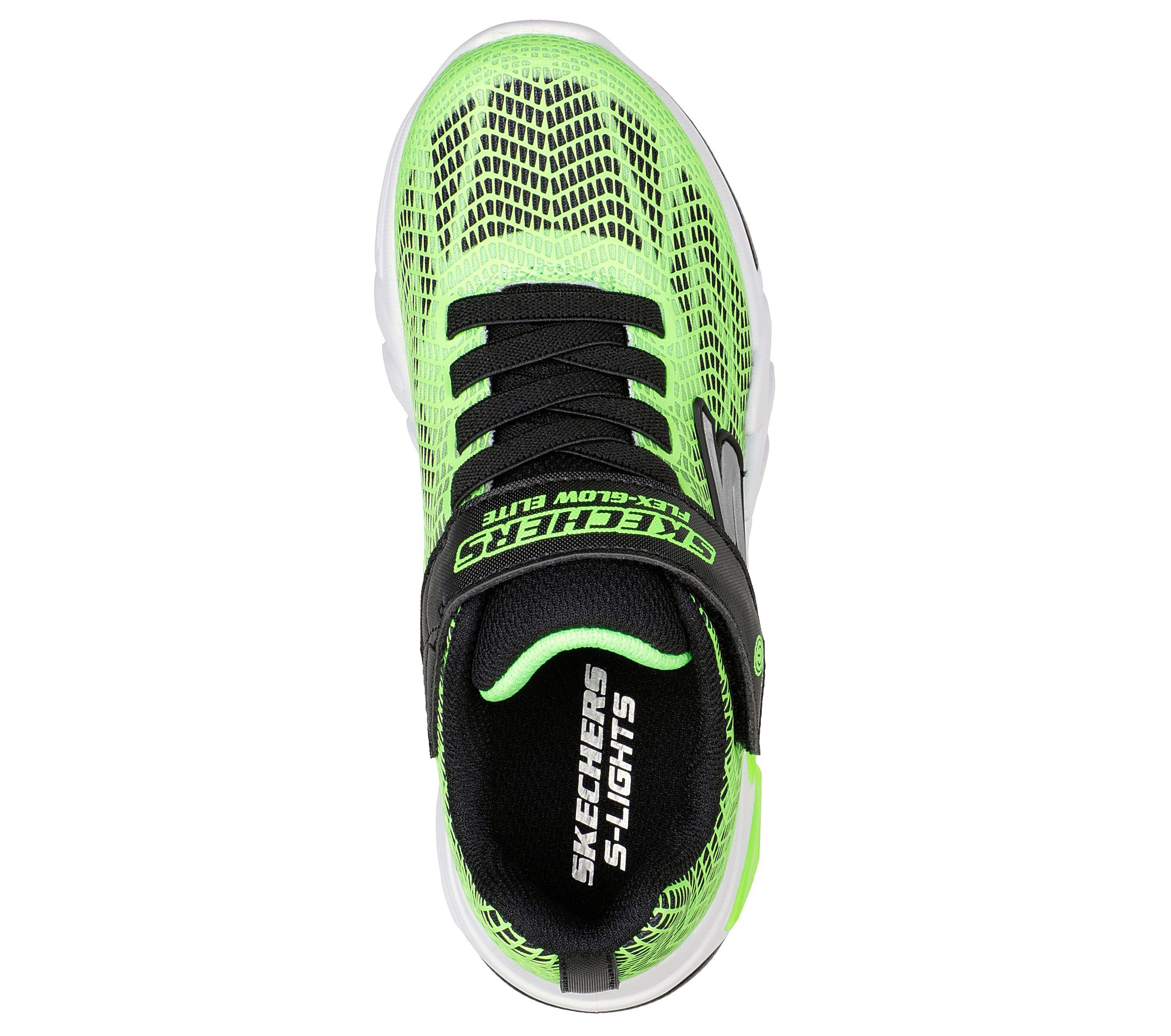 Schwarz (20203018) Skechers Sneaker / Lime Vorlo