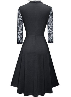 KIKI Abendkleid Damen Hohles Cocktailkleid-Abendkleid-Kleid