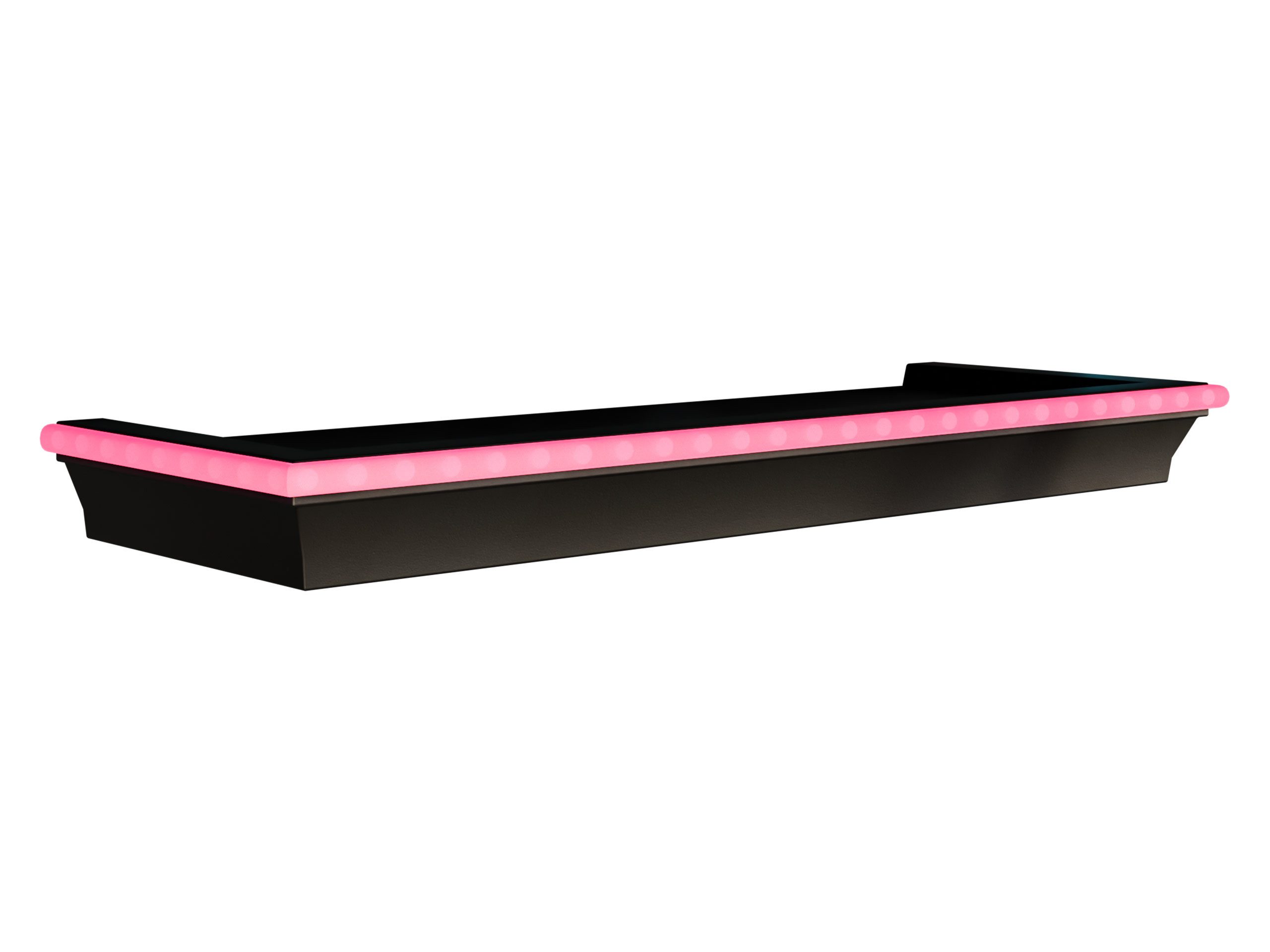 MIRJAN24 Wandregal Wrotyn, mit LED-Beleuchtung, 46x16x5 günstig online kaufen