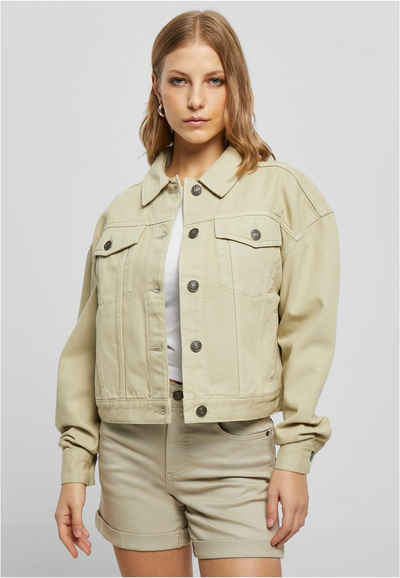 URBAN CLASSICS Outdoorjacke Damen Ladies Oversized Colored Denim Jacket (1-St)