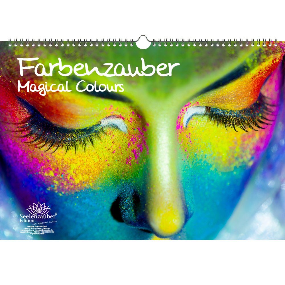 Seelenzauber ewige Kalender Farbenzauber Immerwährender Kalender DIN A3 