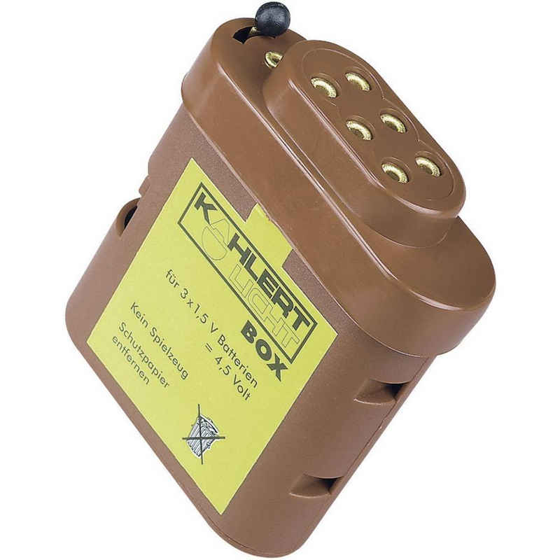 Kahlert Licht Krippen-Zubehör Batteriebox mit Anschlussbuchse, mit Anschlussbuchse
