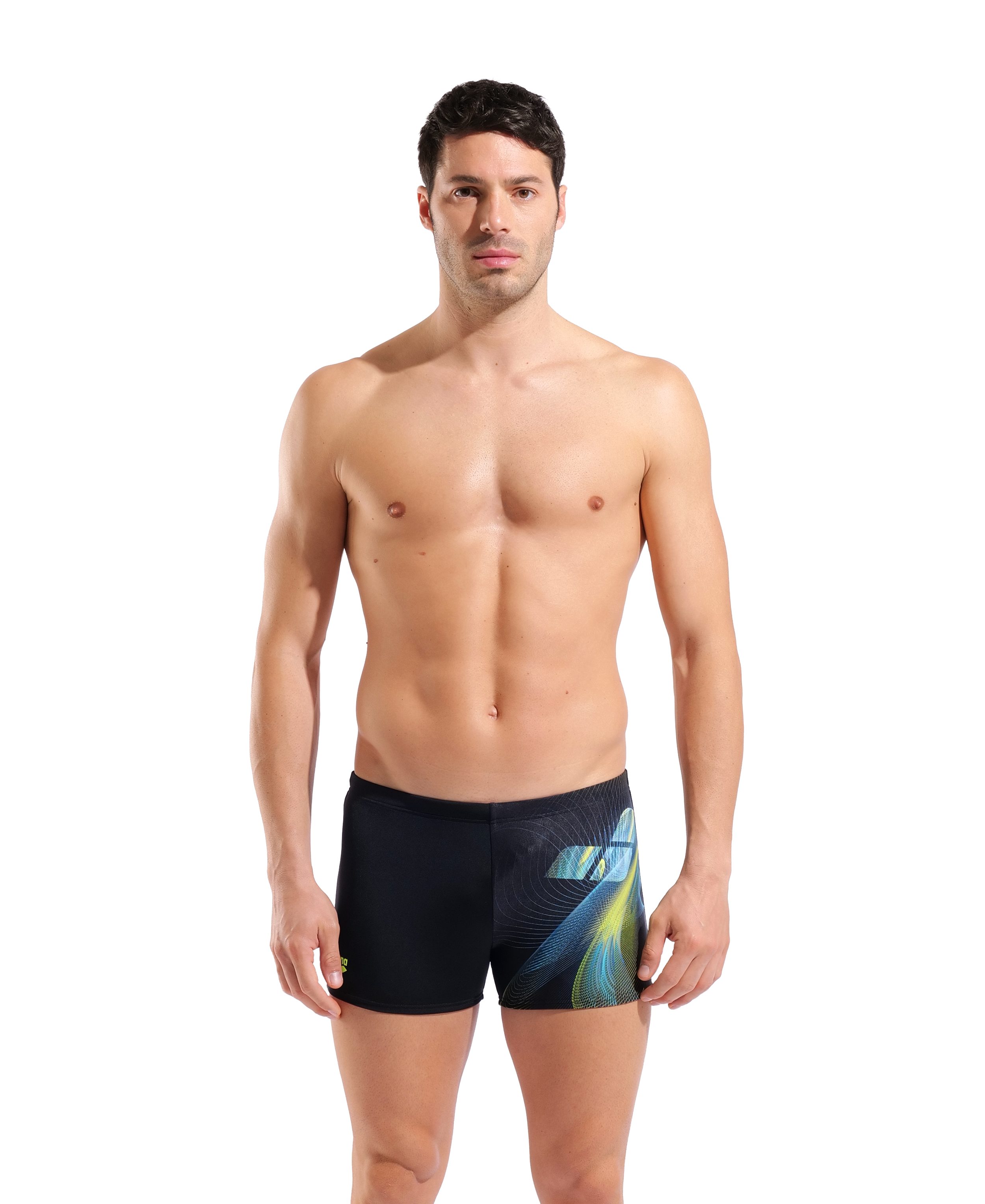 Arena Badeshorts M ARENA JELLYFISH SWIM SHORT chlorbeständig, schnelltrocknend, mit innenliegendem Kordelzug