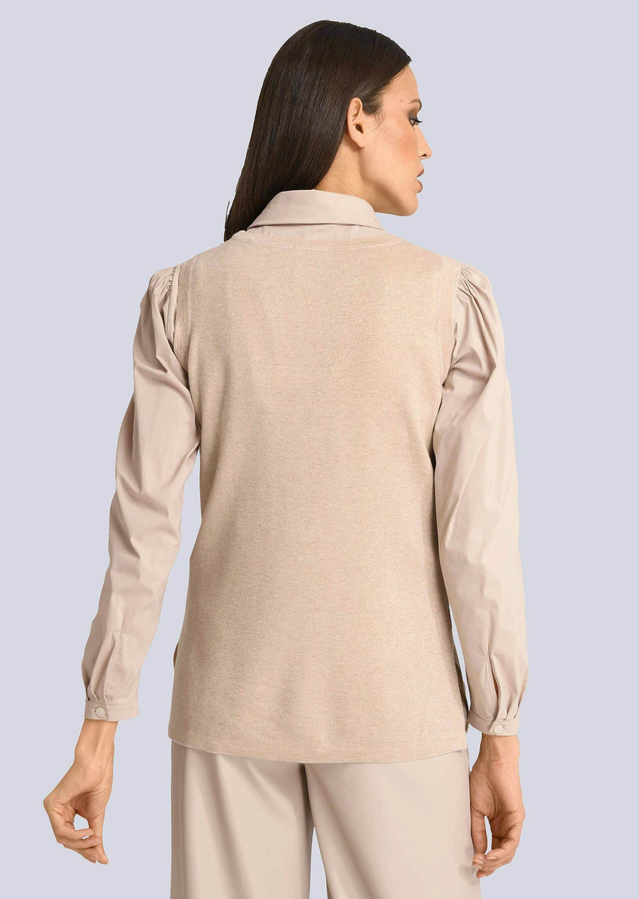 Alba Moda Pullunder Pullunder mit Seitennahtschlitz