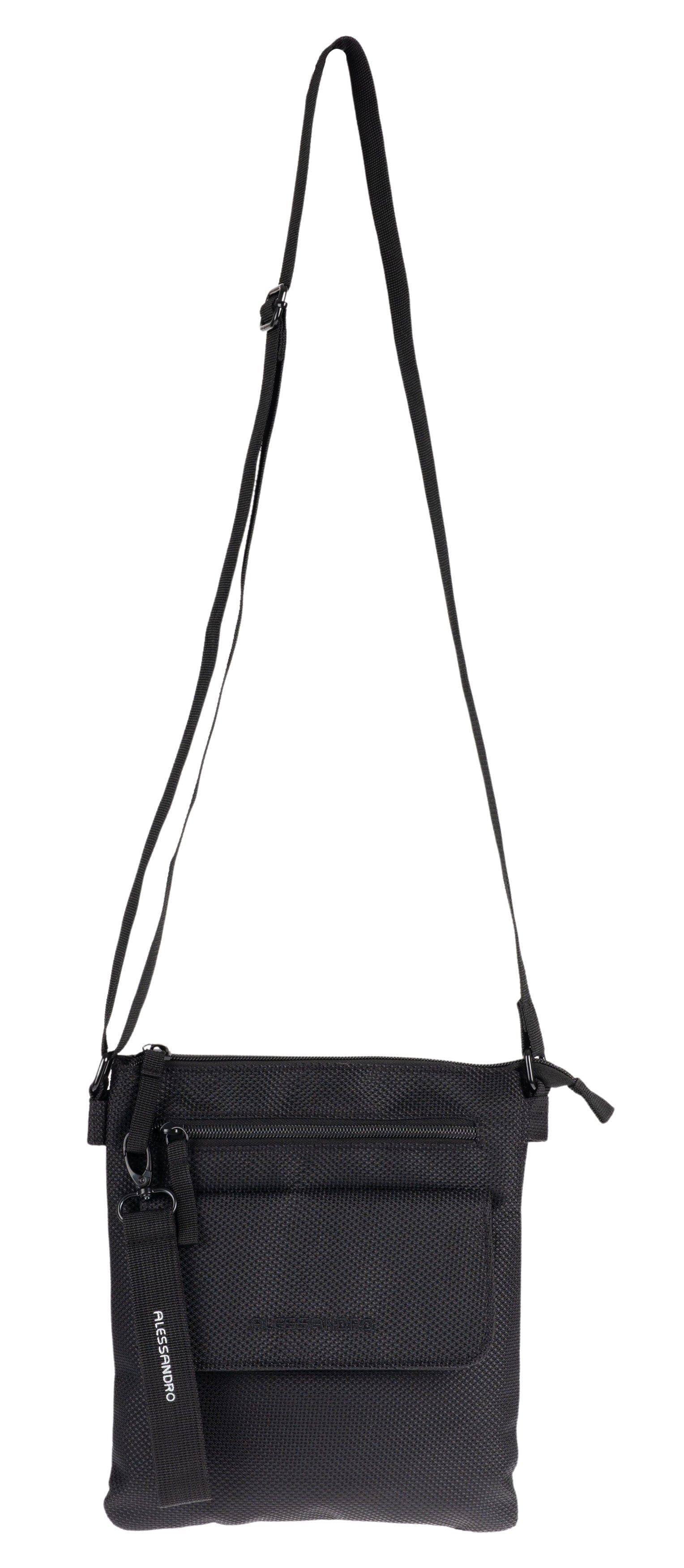 Alessandro Salvatore Handtasche Damen Umhängetasche Schultertasche 2 Hauptfächer, Freizeittasche Umhängetasche Tasche Mini 4292 + Etui – Bild 4 von 5