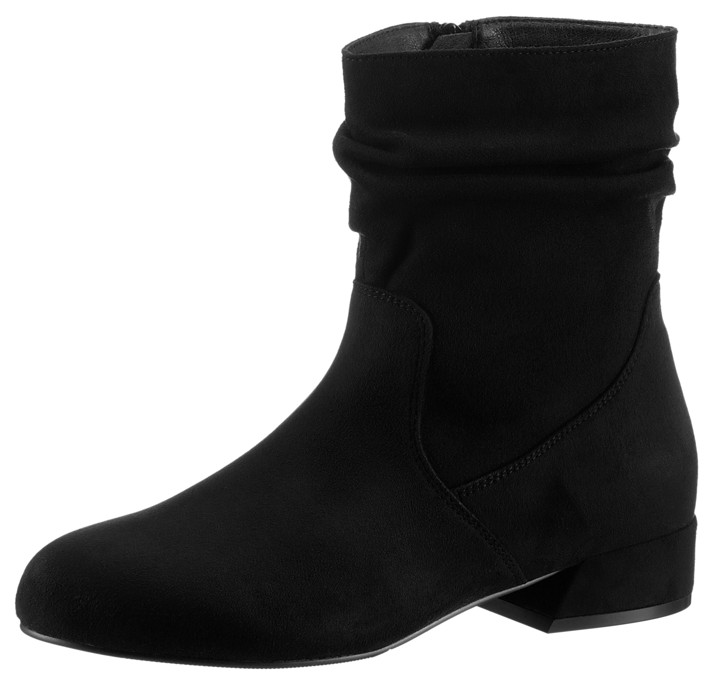 Aniston SHOES Stiefelette mit gerafftem Schaft - NEUE KOLLEKTION günstig online kaufen