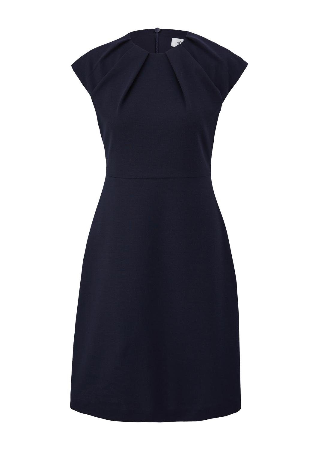 s.Oliver BLACK LABEL Sommerkleid Kleid, BLUE
