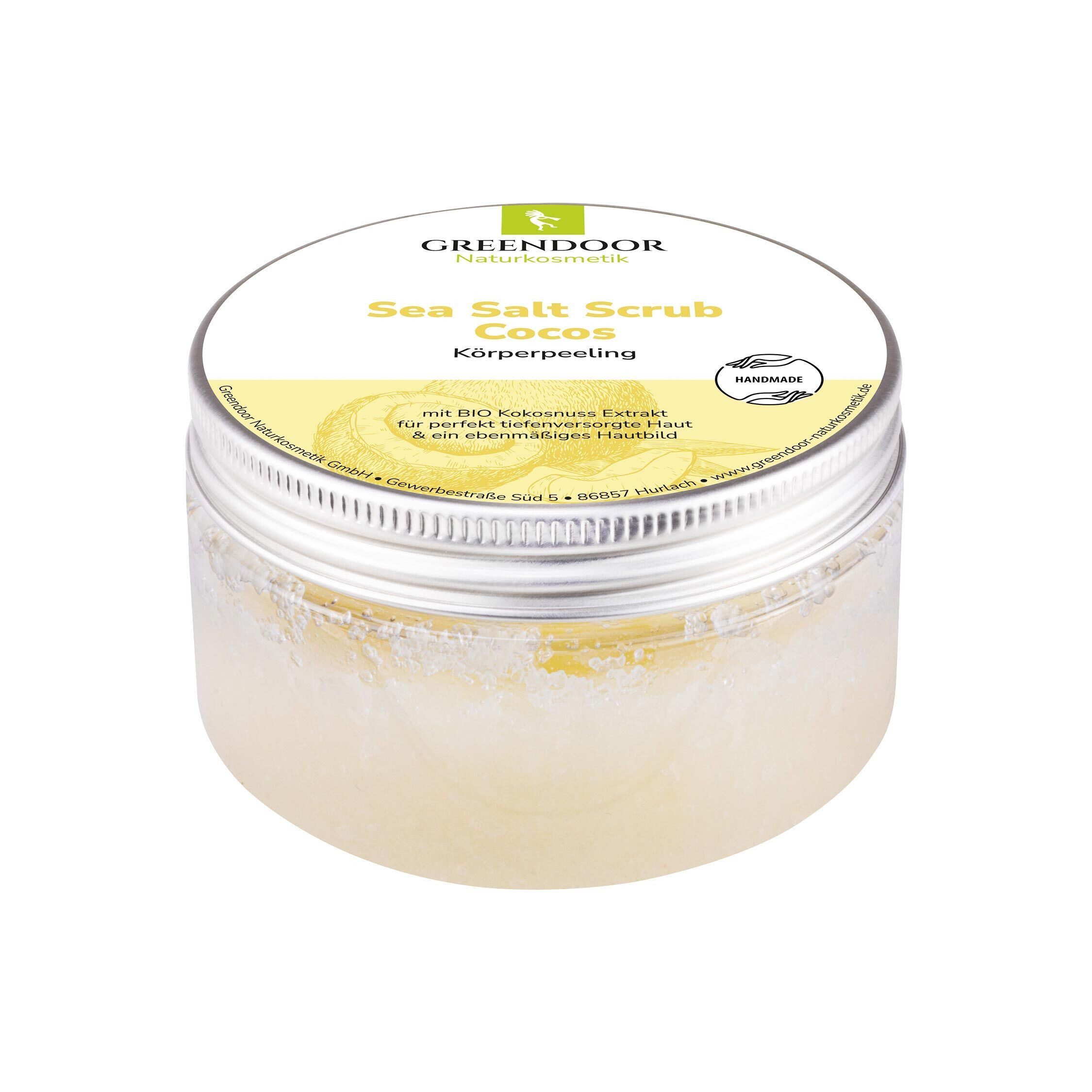 GREENDOOR Körperpeeling Sea Salt Scrub Cocos