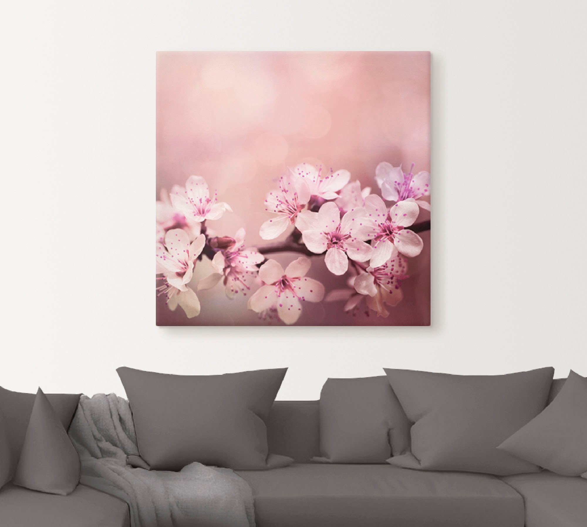 Artland Wandbild »Kirschblüten«, Blumen (1 Stück), in vielen Größen & Produktarten - Alubild / Outdoorbild für den Außenbereich, Leinwandbild, Poster, Wandaufkleber / Wandtattoo auch für Badezimmer geeignet-kaufen