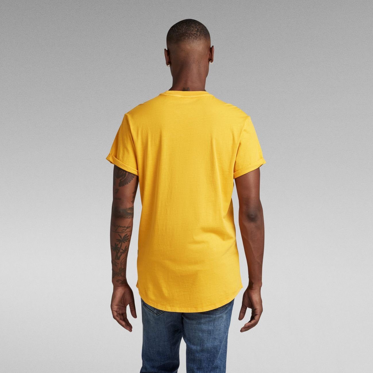 G-Star RAW T-Shirt Dull Yellow (1-tlg) s/s GD t Lash r