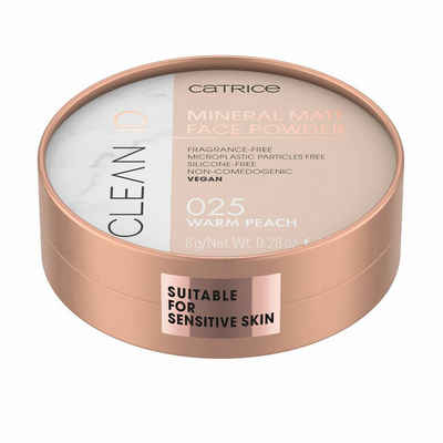 Catrice Puder »CLEAN ID mineral matt face powder #025-warm peach«