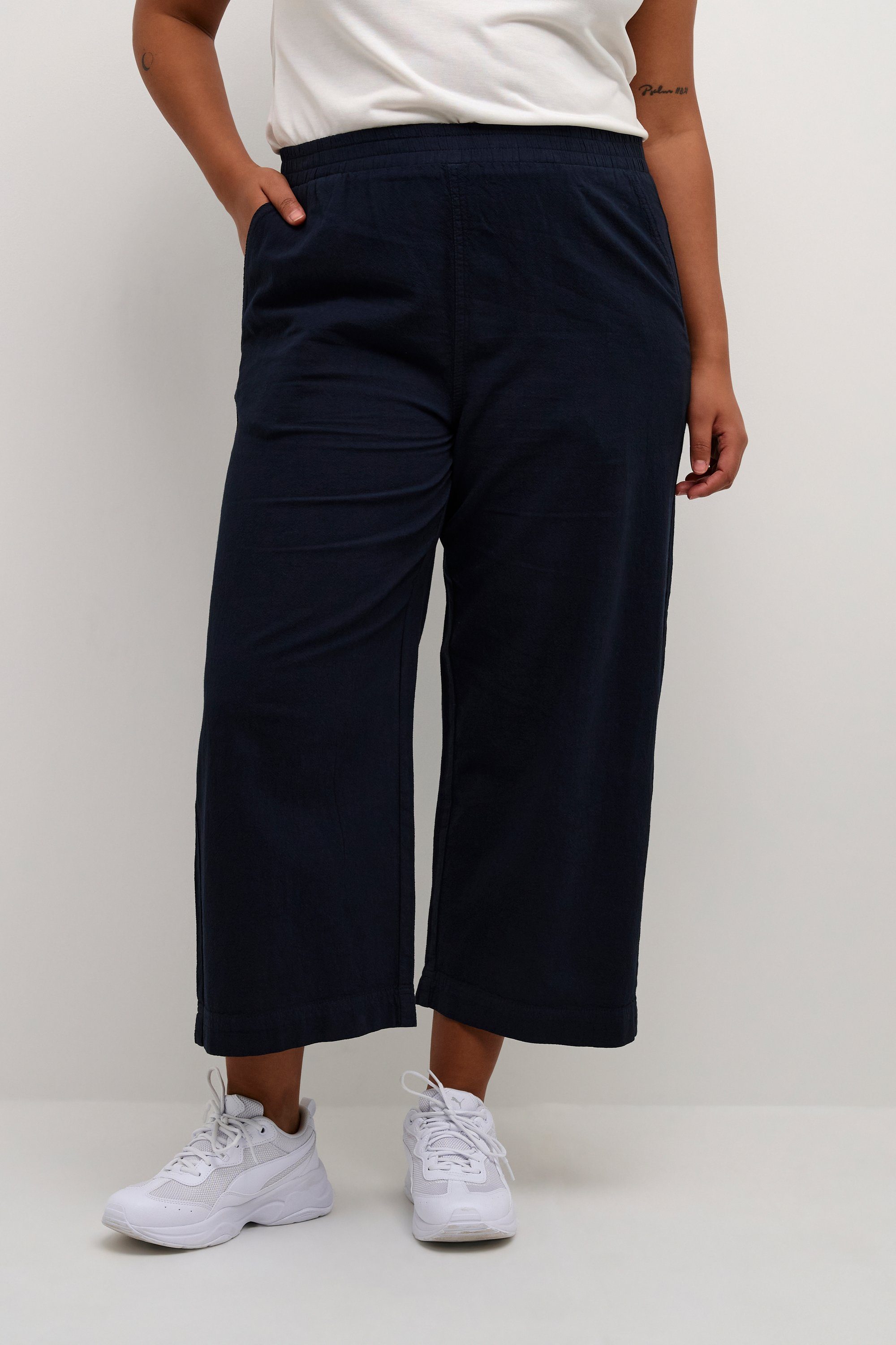 KAFFE Curve Stoffhose Casual Hose KCnana Große Größen günstig online kaufen