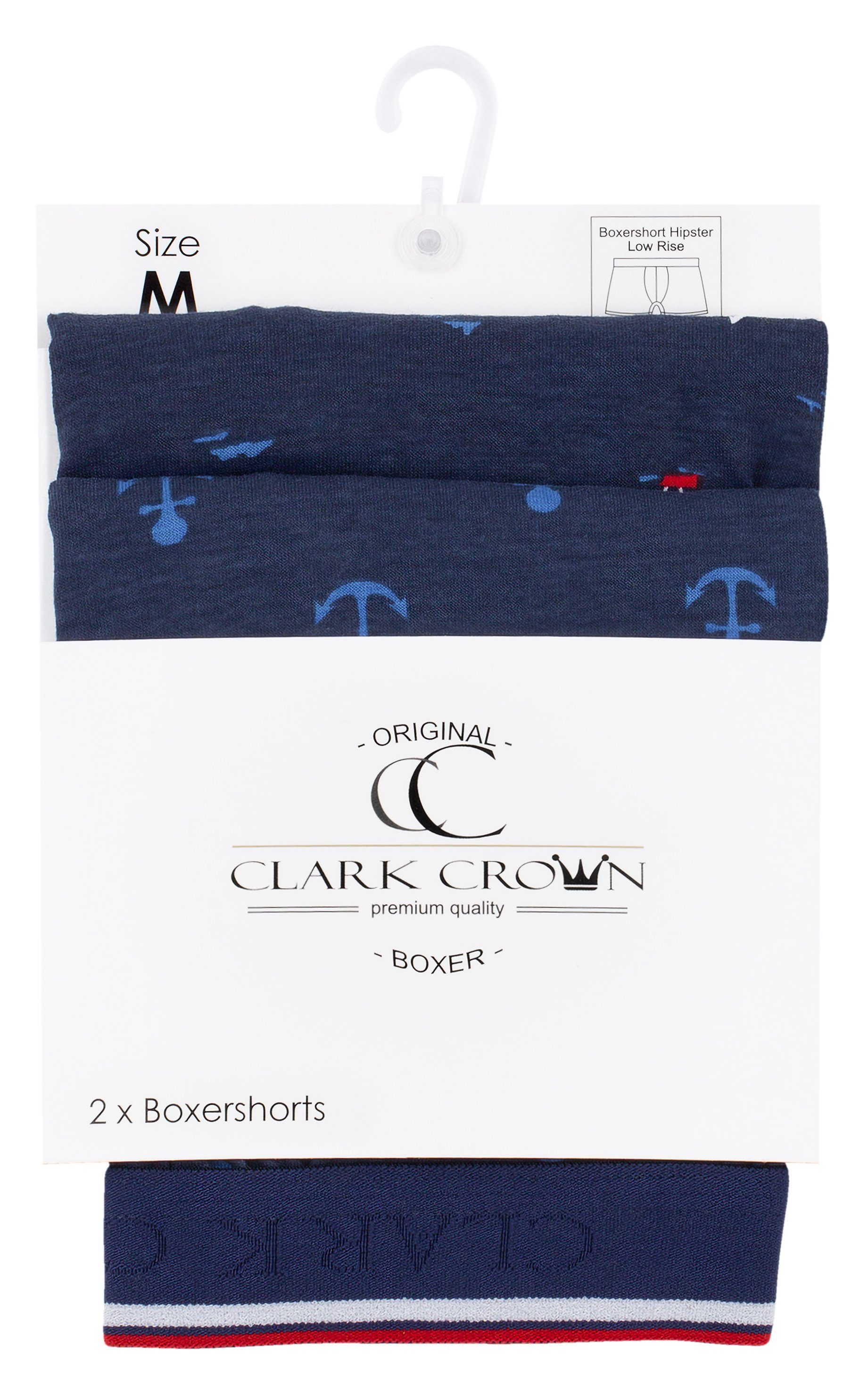 Crown® Boxershorts (2-St) Maritim Clark