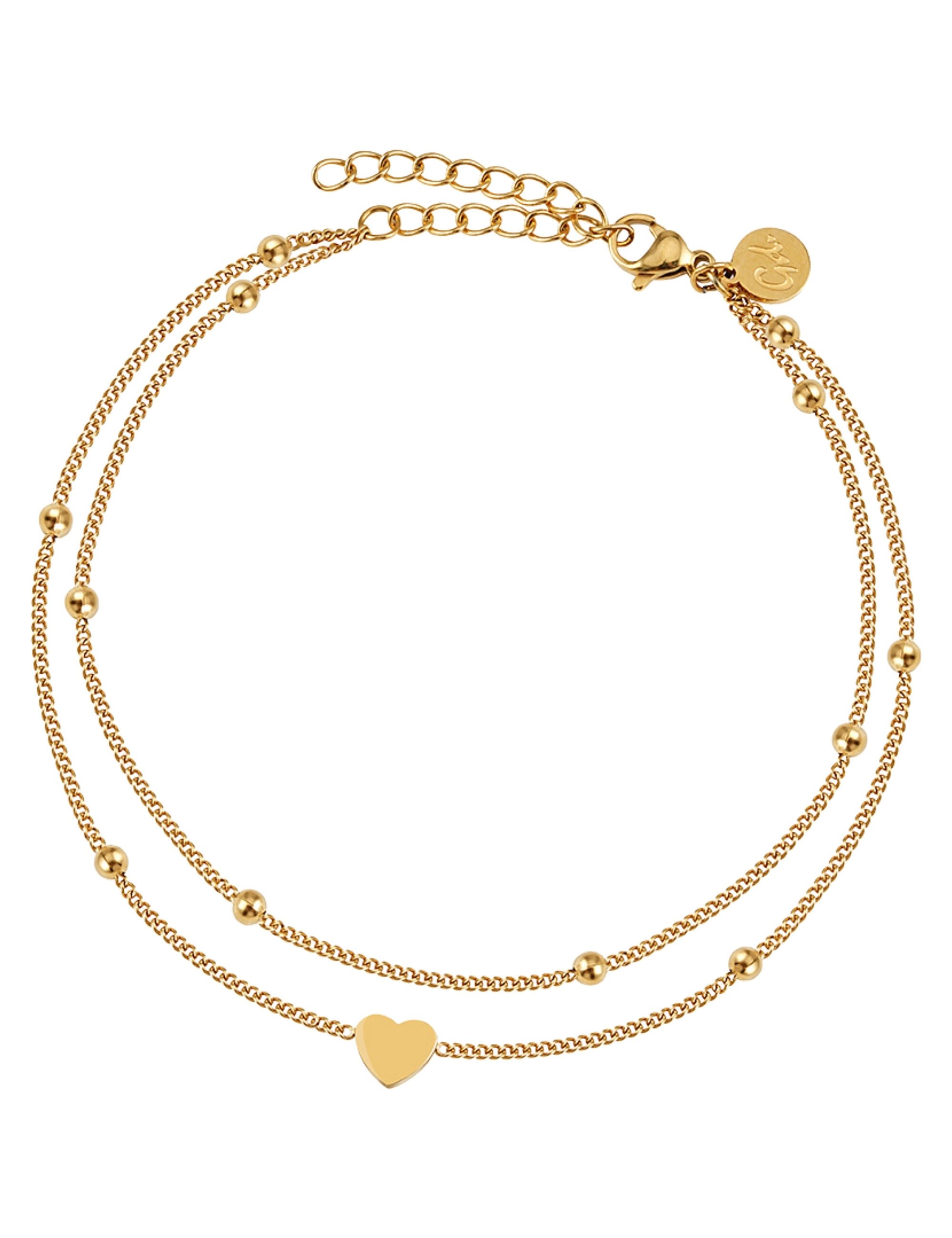 GOOD.designs Fußkette mit Anhänger (1-tlg), mit Herz-Anhänger günstig online kaufen