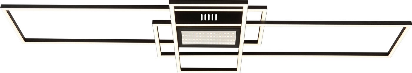 GLOBO LIGHTING Deckenleuchte SAUNDERS, Dimmfunktion, Memoryfunktion, Nachtlichtfunktion, Timerfunktion, mehrere Helligkeitsstufen, LED fest …