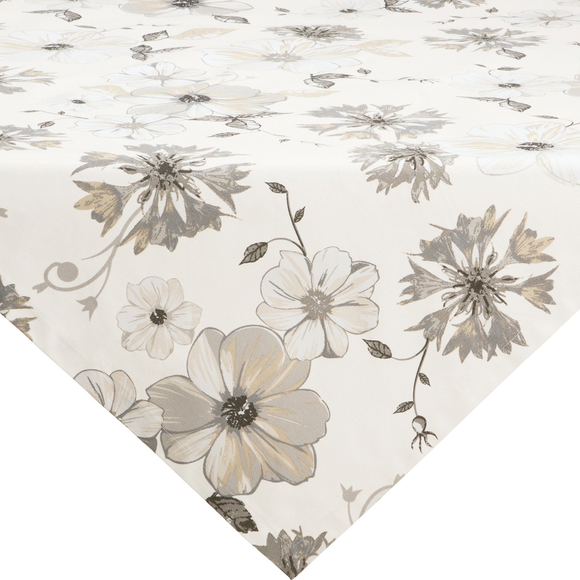 Erwin Müller Mitteldecke Mitteldecke, fleckabweisend Blumen