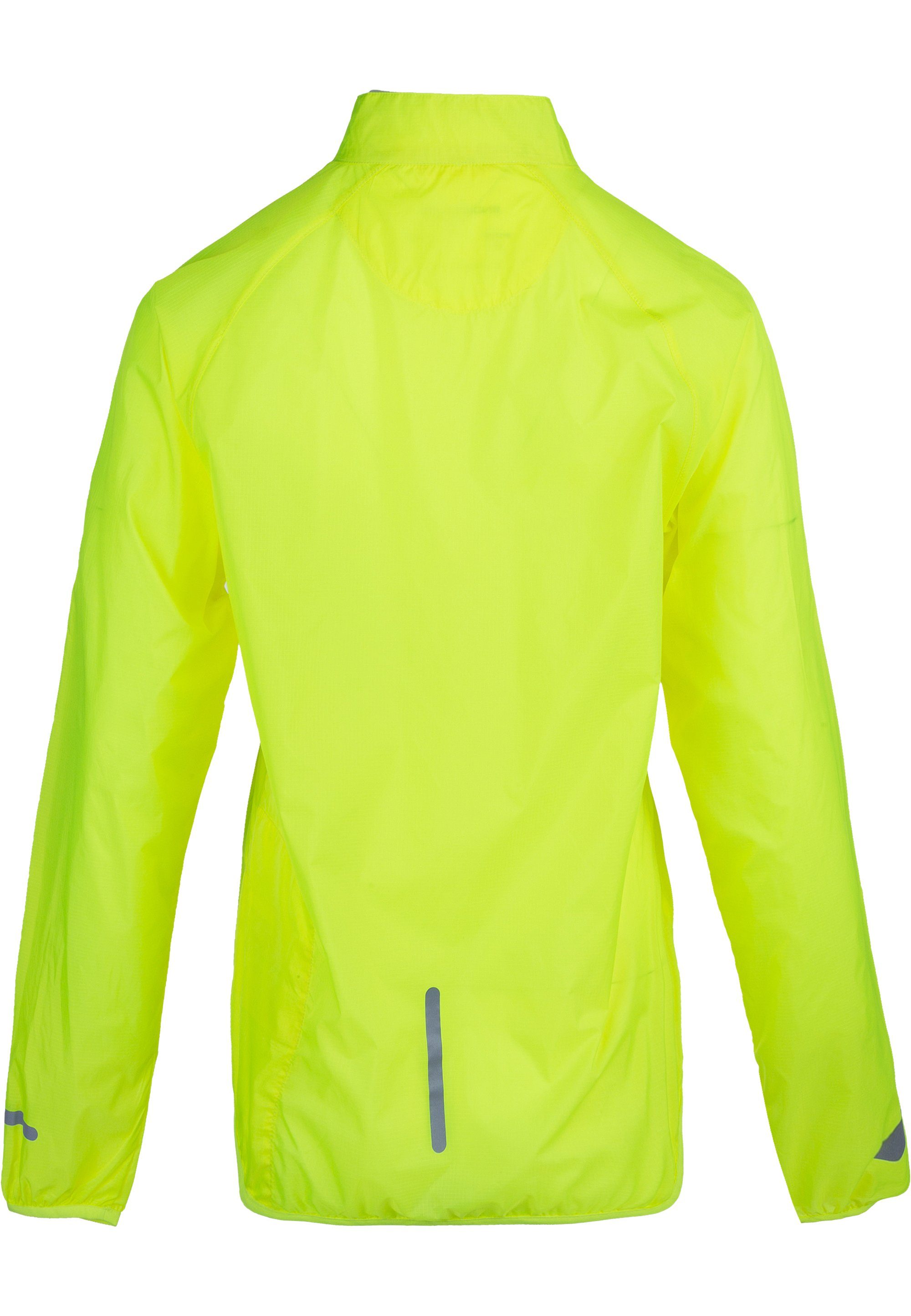 Packmaß IMMIE Softshelljacke neongelb W mit kleinem ENDURANCE Packable extra leicht