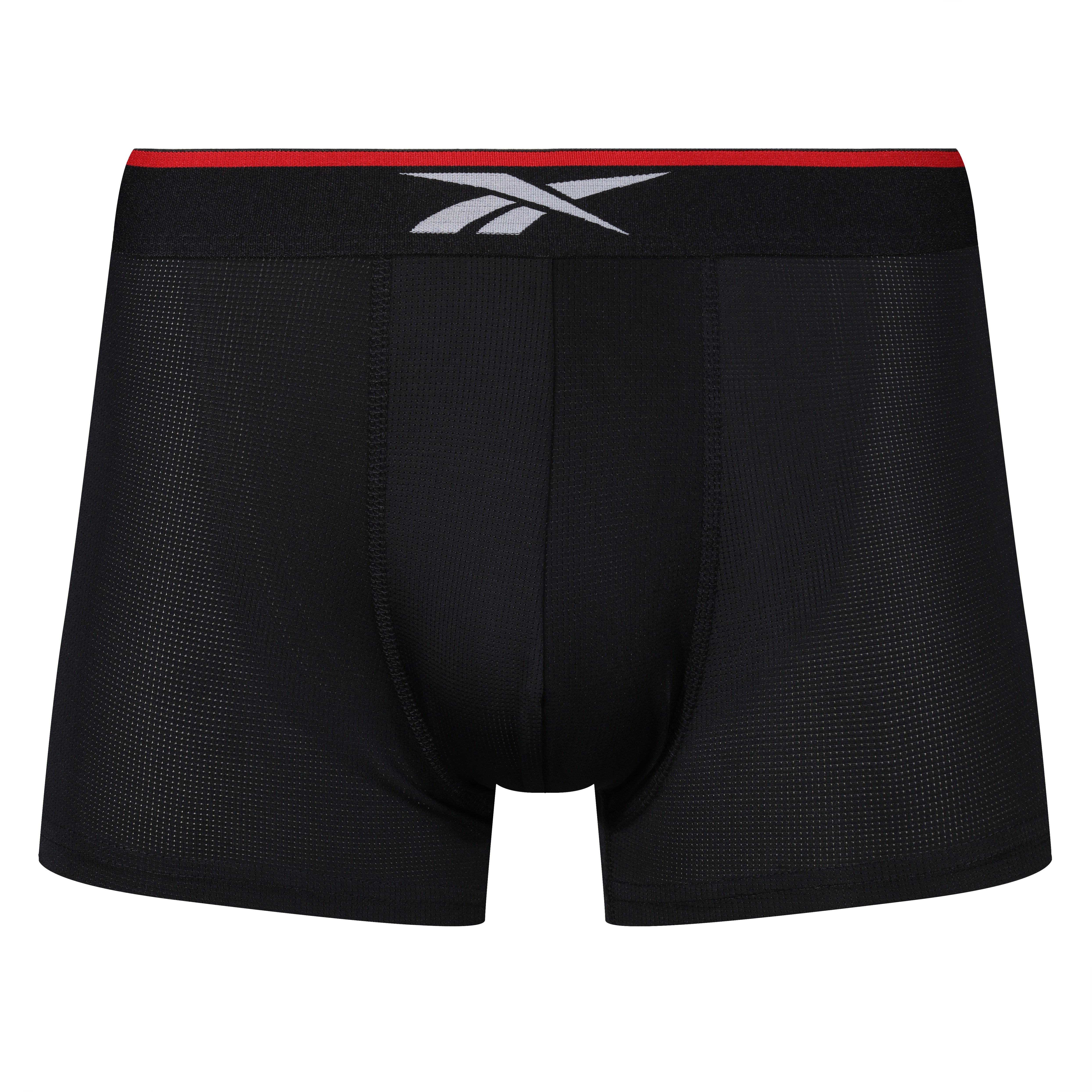 Reebok Trunk GLYNN (3er-Pack) basic, eng, bequem, atmungsaktiv, mit Logo, breiter Bund