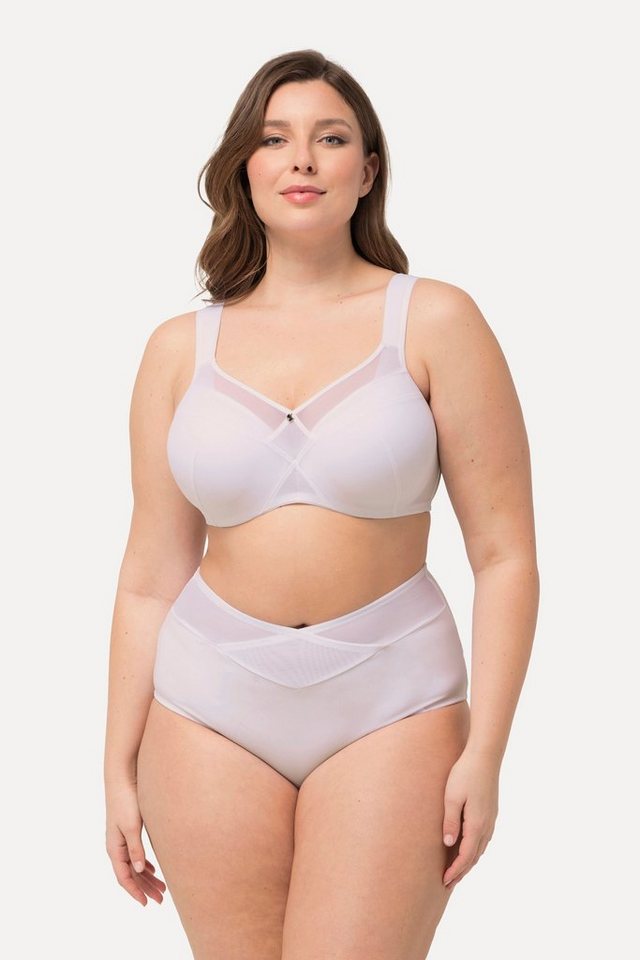 Ulla Popken Bügel-BH Bügel-BH Softschale Mesh-Einsatz