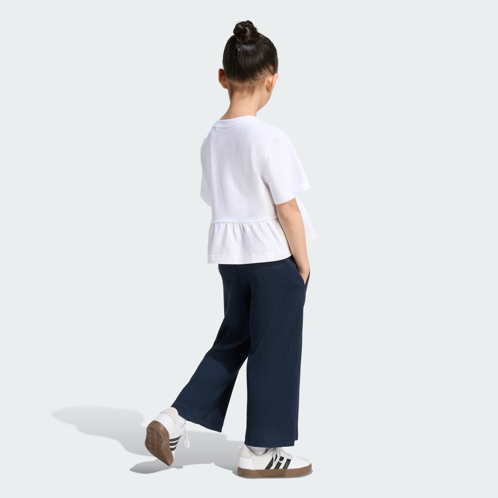 adidas Sportswear Shirt & Hose SEASONALS SWEAT RUFFLES SET