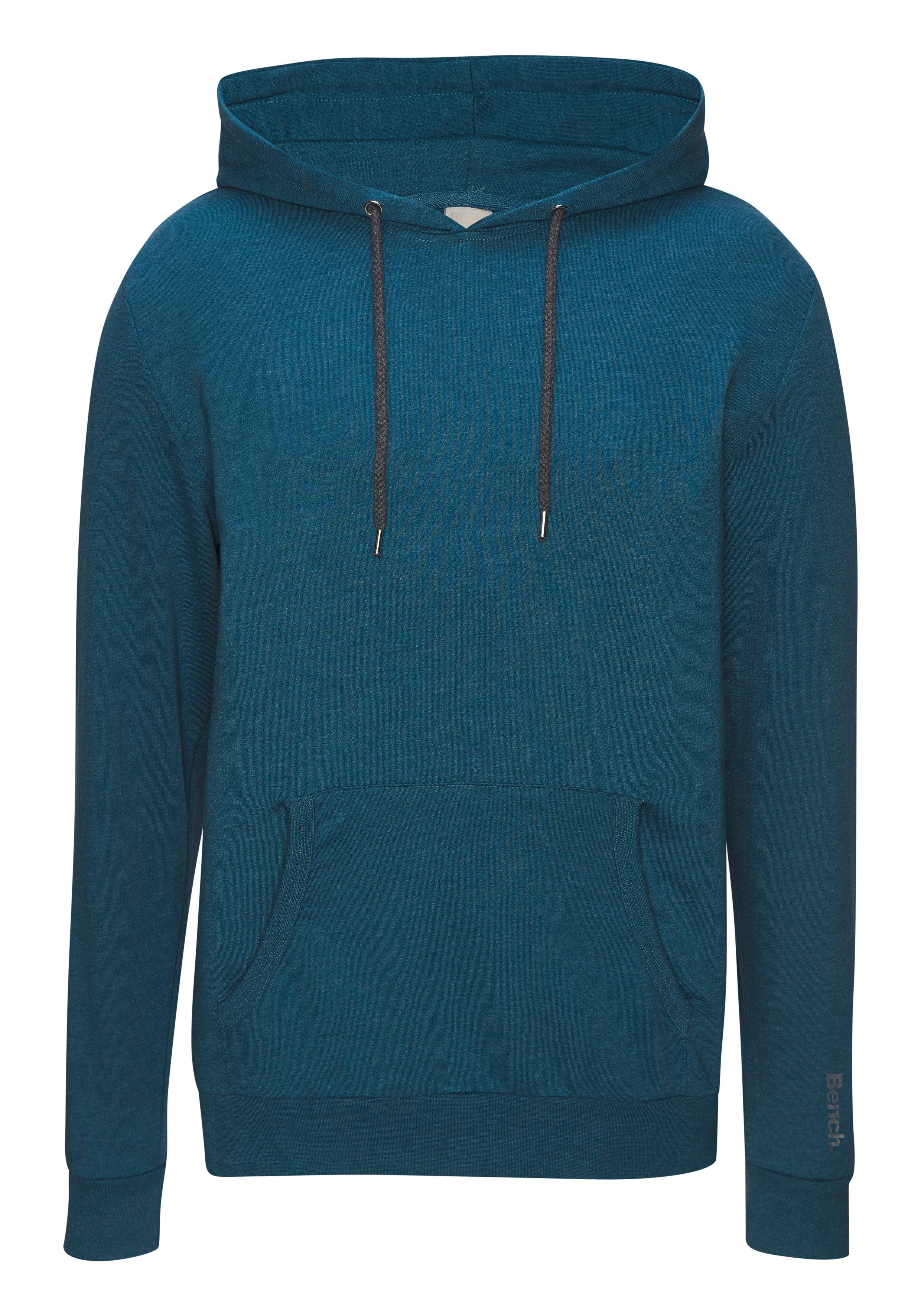 Bench. Loungewear Hoodie Langarm, Sweatshirt mit Rundhals und Kapuze, Baumwollmischung
