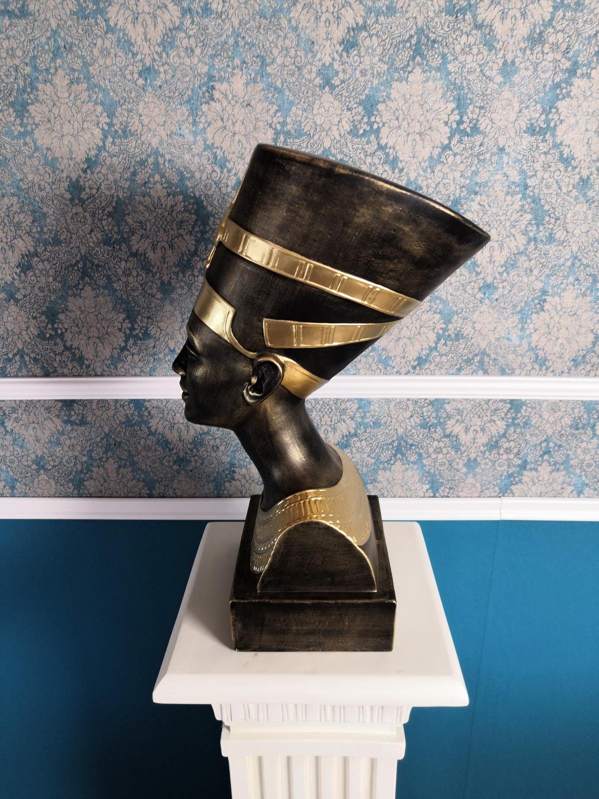 Dekoration Ägyptische JVmoebel Design Skulptur Büste Skulpturen Figur Nofretete