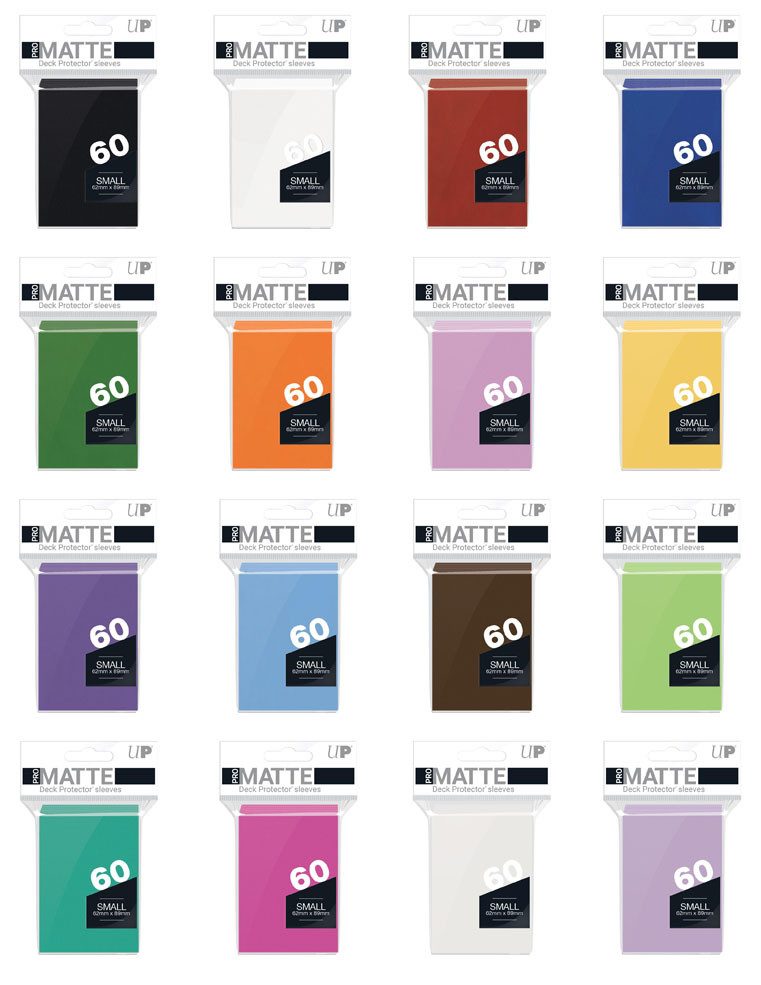 UltraPRO Sammelkarte 60 Small Card Protector Sleeves : Pro-Matte - Purple – Bild 2 von 2